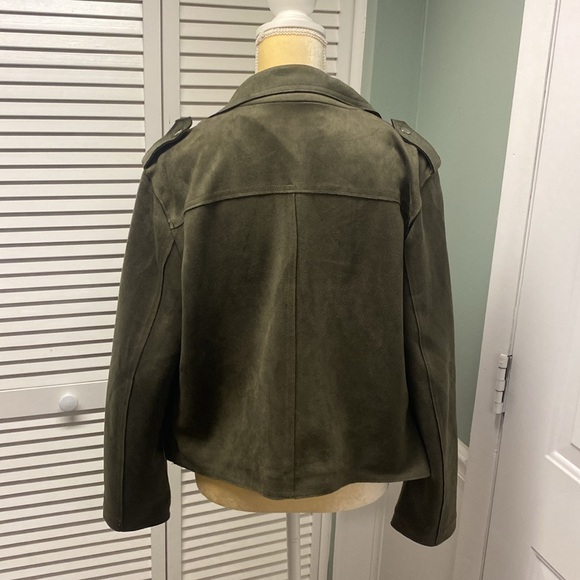 Philosophy New with Tags Open Jacket Moto Jacket Large suede - Picture 4 of 6